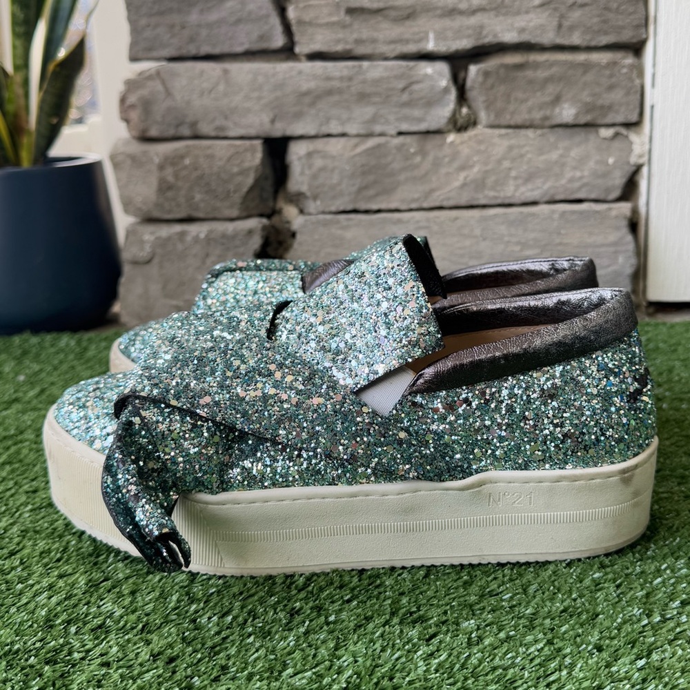 No. 21 x Kartell Glitter Accents Women’s Sneakers
